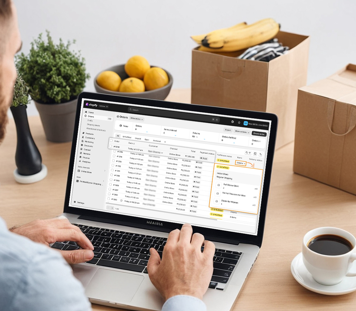 shopify high volume orders