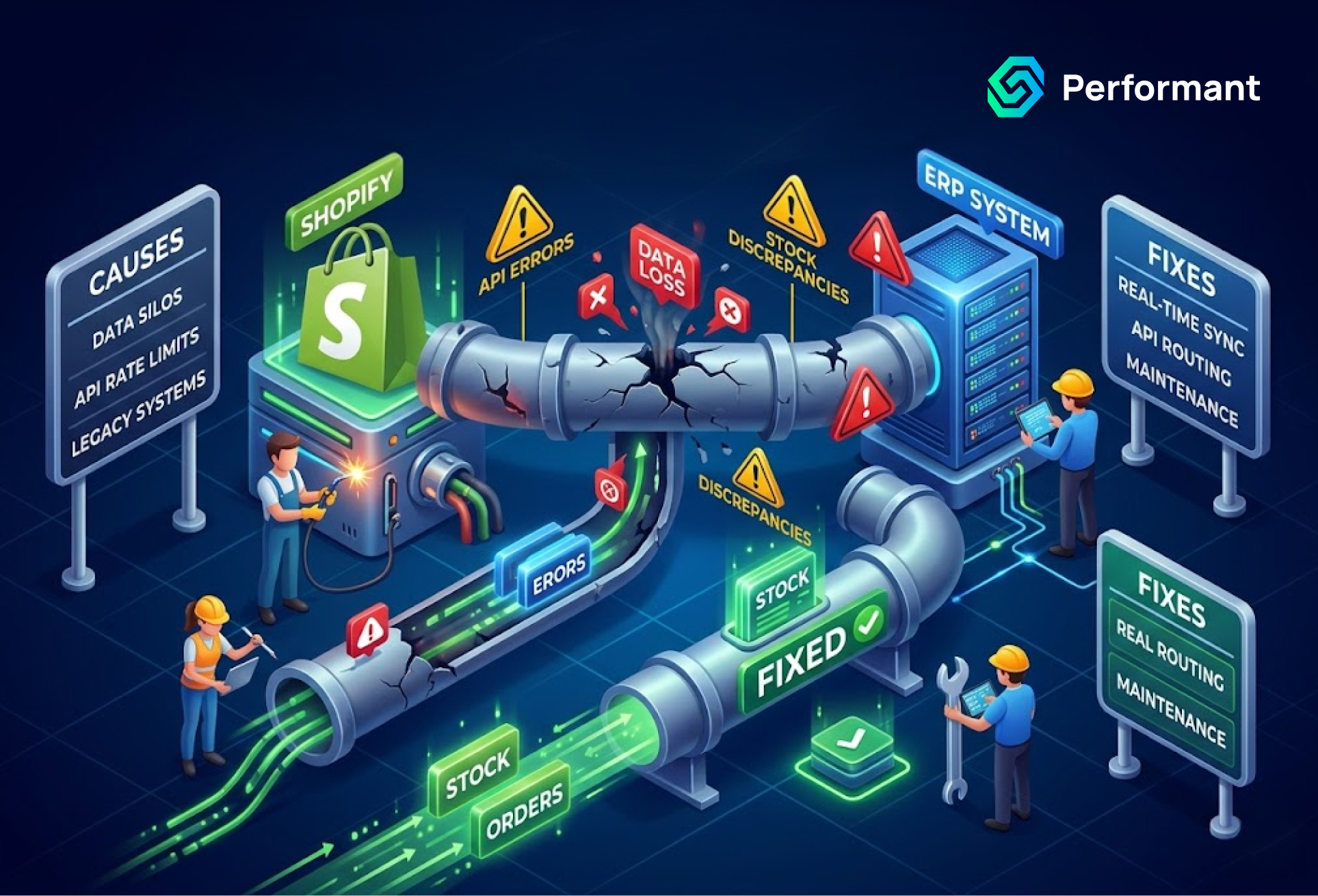 Why ERP Integrations Break on Shopify (And How to Fix Them)