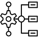 Aligned Workflow Icon